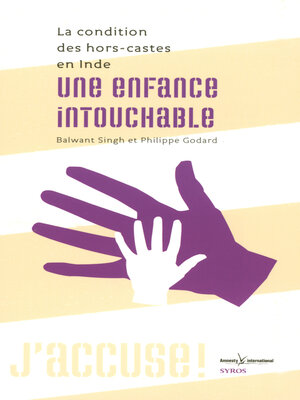 cover image of Une enfance intouchable